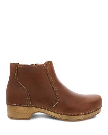 Bottes Dansko Barbara Pull Up Femme Marron | FR 485LIS